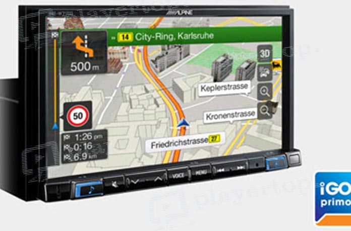 autoradio alpine gps